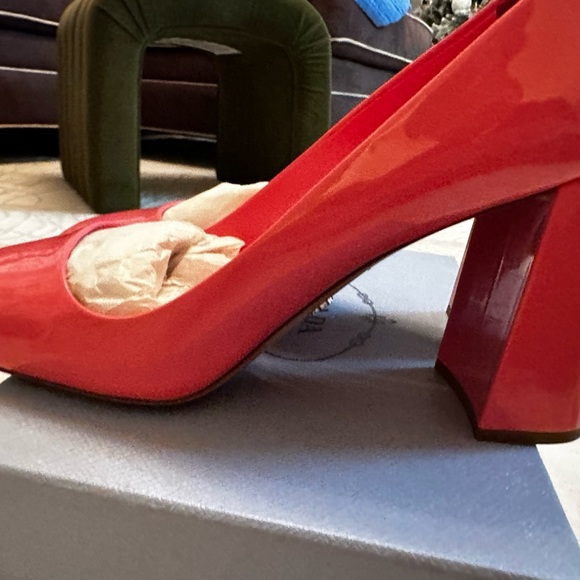 Prada pink Square Toe Clazature Donna Heels 40 - Picture 11 of 16